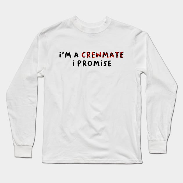 Crewmate Promise Long Sleeve T-Shirt by RockyCreekArt